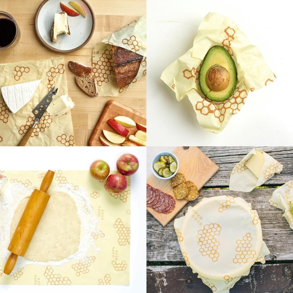 Bee's Wrap Original Print - Honeycomb Yellow Assorted Size (Set of 3)